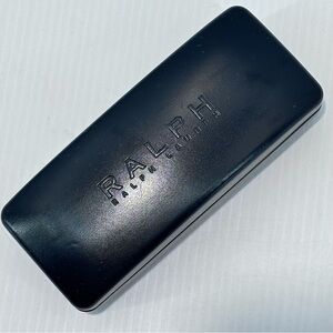 Ralph Lauren Black Hard Eyewear Case with Embossed Logo